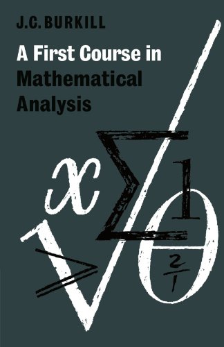 A First Course in Mathematical Analysis Cover