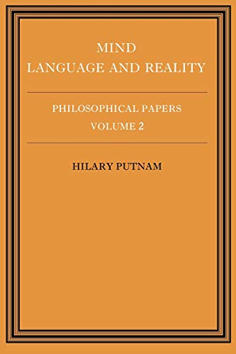 Philosophical Papers (Philosophical Papers/Hilary Putnam, Vol 2) Cover