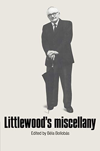 Littlewood's Miscellany Cover