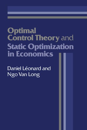 Optimal control theory and static optimization in economics Cover