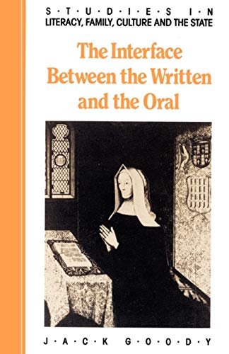 The interface between the written and the oral Cover