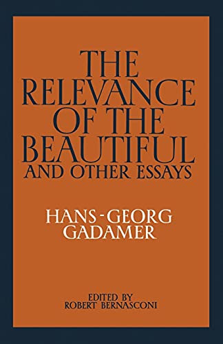 The relevance of the beautiful and other essays Cover