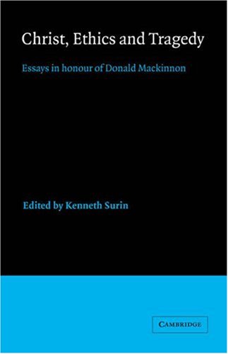 Christ, ethics, and tragedy Cover