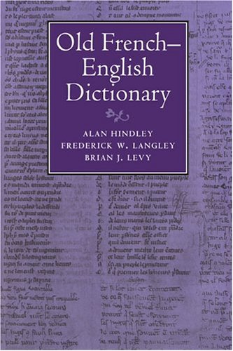 Old French-English dictionary Cover