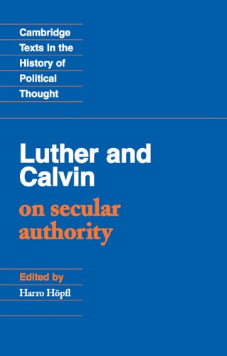 Luther and Calvin on secular authority Cover