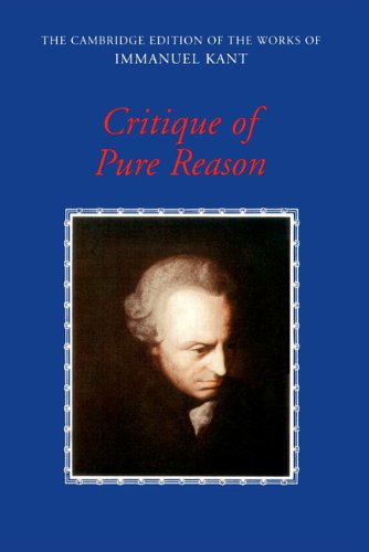 Critique of pure reason Cover