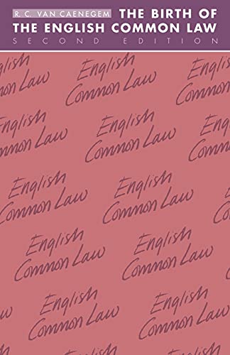 The birth of the English common law Cover