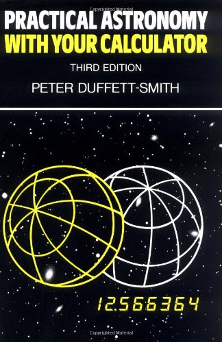 Practical astronomy with your calculator Cover