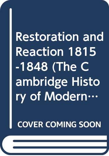 Restoration and Reaction 1815-1848 Cover