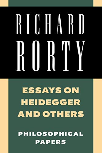 Essays on Heidegger and others Cover