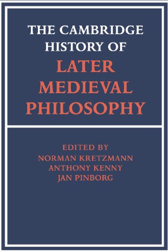 The Cambridge History of Later Medieval Philosophy Cover