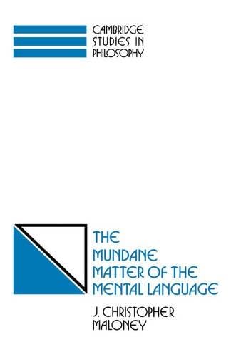 The mundane matter of the mental language Cover