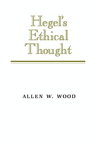 Hegel's ethical thought Cover