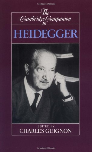 The Cambridge companion to Heidegger Cover