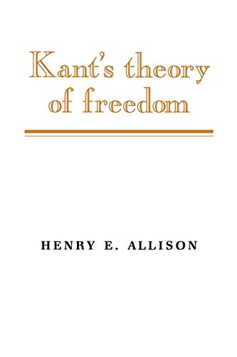 Kant's theory of freedom Cover