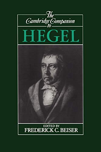 The Cambridge companion to Hegel Cover