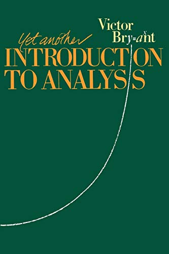 Yet another introduction to analysis Cover