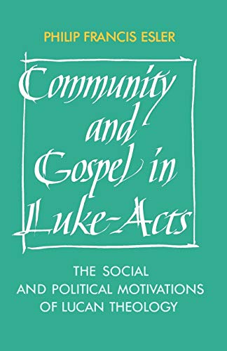 Community and Gospel in Luke-Acts Cover