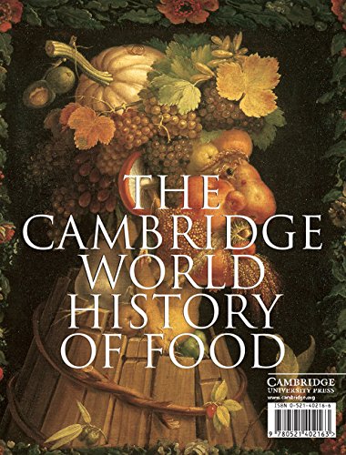 The Cambridge world history of food Cover