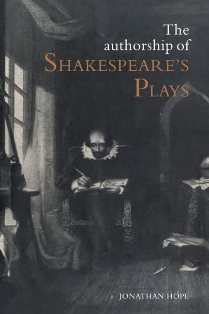 The authorship of Shakespeare's plays Cover