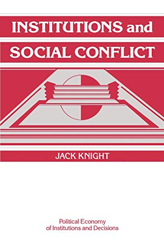 Institutions and social conflict Cover