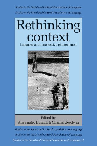 Rethinking context Cover