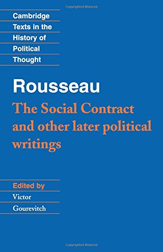 The social contract and other later political writings Cover