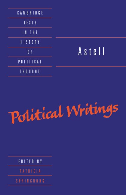 Astell, political writings Cover