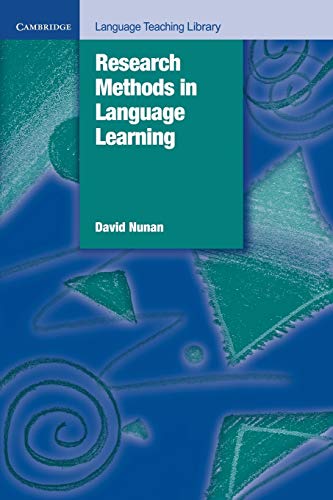 Research methods in language learning Cover