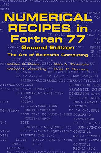 Numerical recipes in FORTRAN Cover