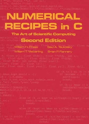 Numerical recipes in C Cover