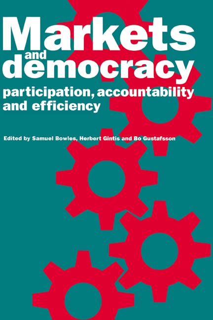 Markets and democracy Cover