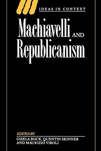 Machiavelli and republicanism Cover