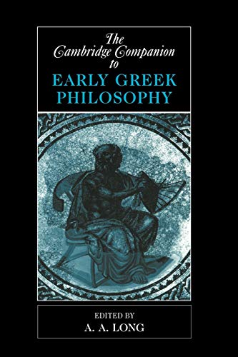 The Cambridge companion to early Greek philosophy Cover
