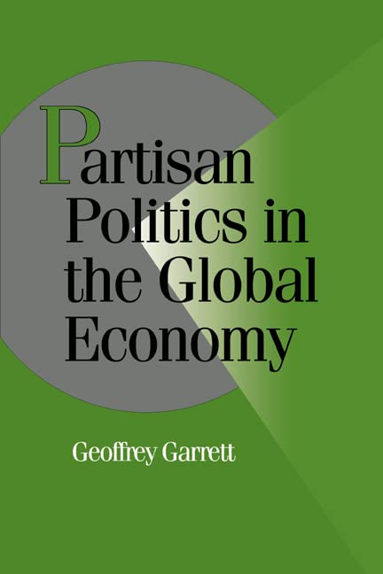 Partisan politics in the global economy Cover