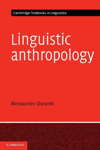 Linguistic anthropology Cover