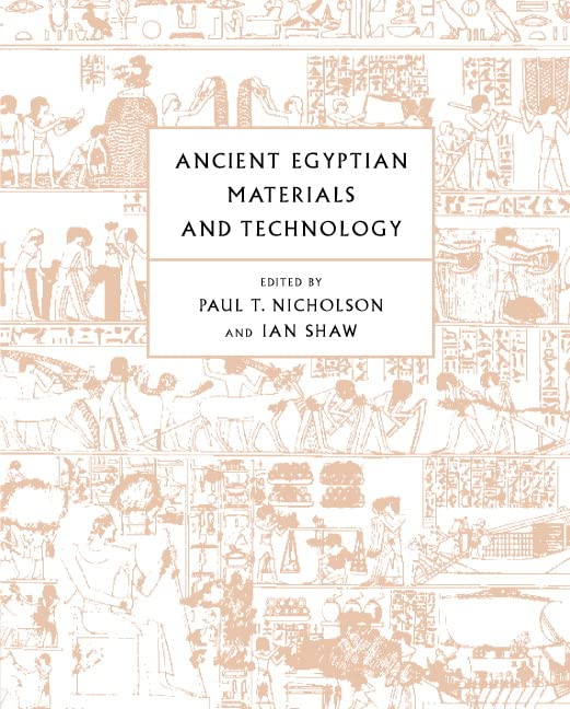 Ancient Egyptian materials and technology Cover