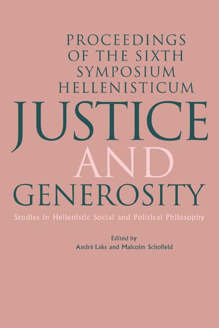 Justice and generosity Cover