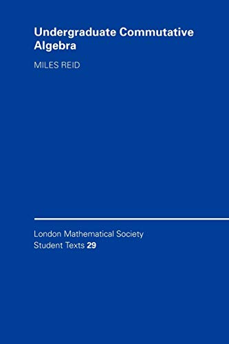 Undergraduate commutative algebra Cover