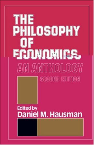 The Philosophy of economics Cover