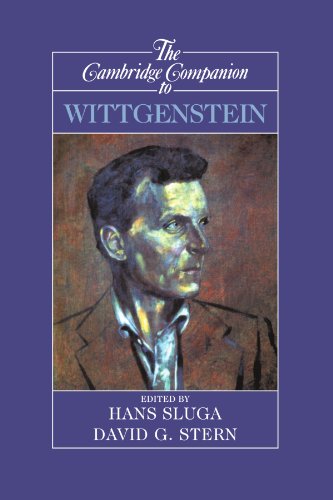 The Cambridge companion to Wittgenstein Cover
