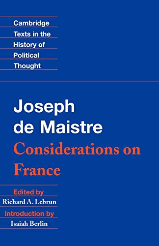 Considerations on France Cover