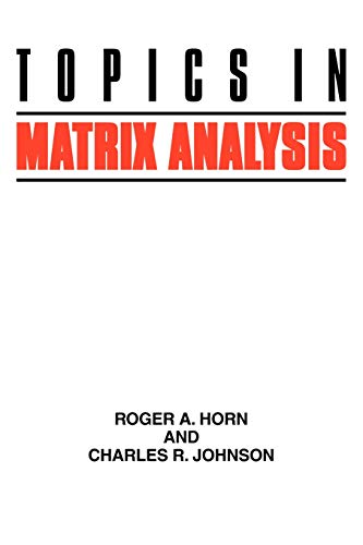 Topics in Matrix Analysis Cover