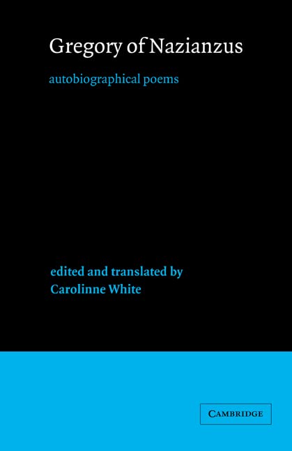 Gregory of Nazianzus, autobiographical poems Cover