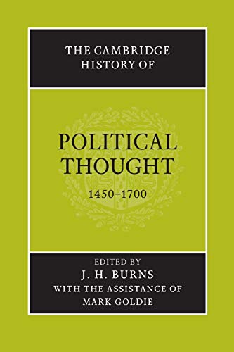 The Cambridge history of political thought, 1450-1700 Cover