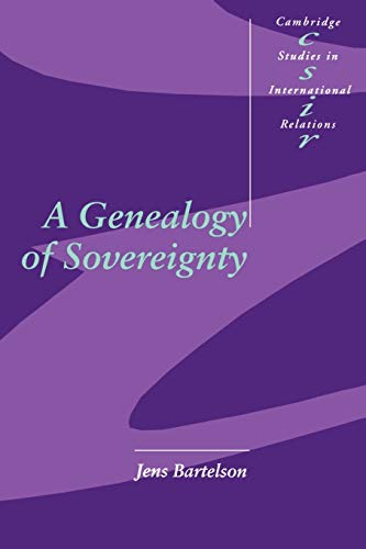 A genealogy of sovereignty Cover