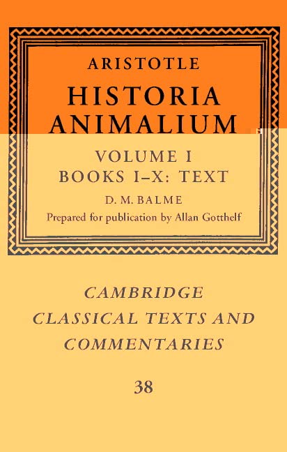 Historia animalium Cover