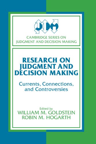 Research on judgment and decision making Cover