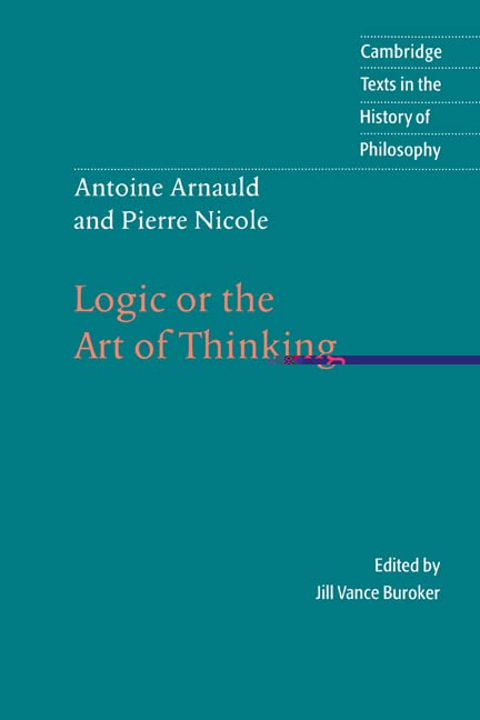 Logic, or, The art of thinking Cover