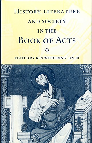 History, literature, and society in the book of Acts Cover